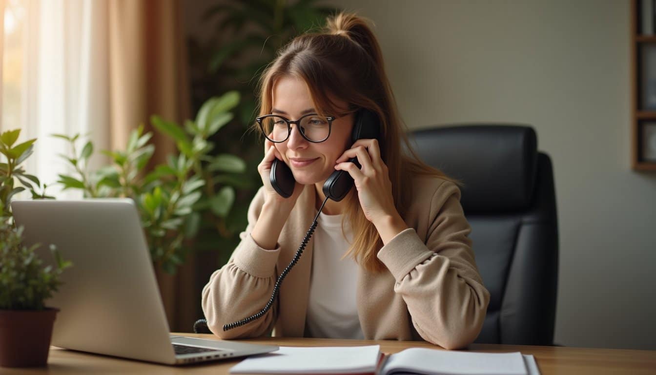 Hotline advisor speaking with someone seeking addiction help