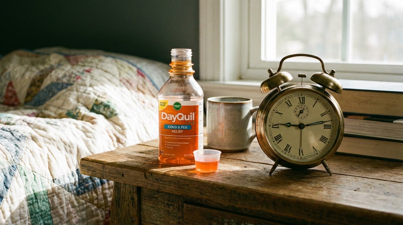 timing of dayquil compound elimination